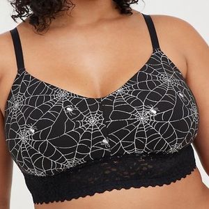 Torrid Curve 🕸 Spiderweb Bralette, Size 1 (14/16)